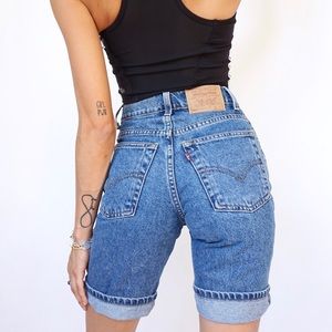 Vintage 550 Levis Denim Shorts 23/24